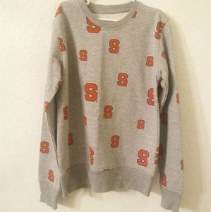 NWOT Syracuse Gray Orange Cotton Sweatshirt YOUTH